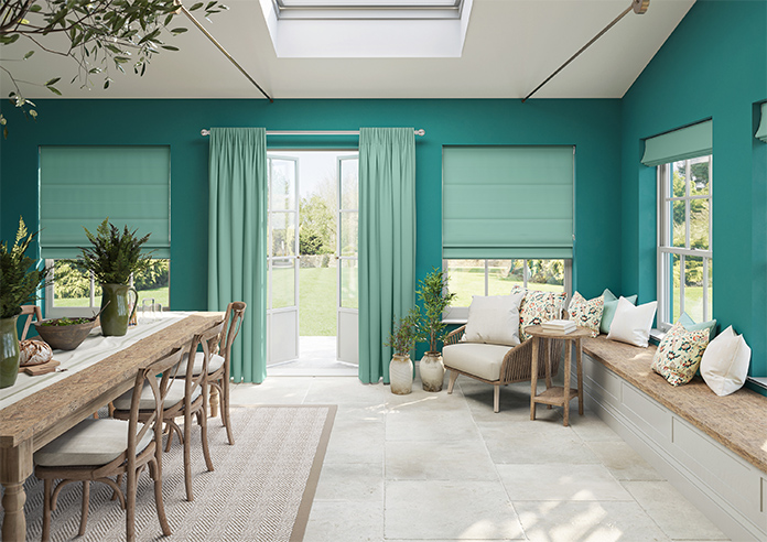 Ascot, Duckegg - Roman Blind - Image 8